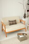 Atelier Del Sofa Nika Sofá de 2 Plazas Blanco